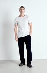 Load image into Gallery viewer, American Vintage Sonoma Raw Edge Tee - White

