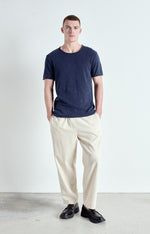 Load image into Gallery viewer, American Vintage Sonoma Raw Edge Tee - Vintage Navy
