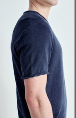 Load image into Gallery viewer, American Vintage Sonoma Raw Edge Tee - Vintage Navy
