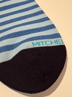 Load image into Gallery viewer, Mitchell McCabe - Bar Stripe Sock in Royal
