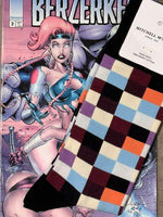 Load image into Gallery viewer, Mitchell McCabe - Block Check Sock in Plum
