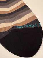 Load image into Gallery viewer, Mitchell McCabe - Chevron Stripe Sock in Charcoal
