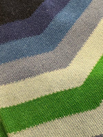 Load image into Gallery viewer, Mitchell McCabe - Chevron Stripe Sock in Green
