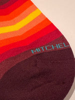 Load image into Gallery viewer, Mitchell McCabe - Chevron Stripe Sock in Red
