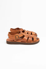 Load image into Gallery viewer, Organic Handloom Gurka Sandal - Brown - Mitchell McCabe Menswear
