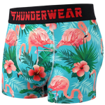 Load image into Gallery viewer, Thunderwear - Peacocking Flamingo Men's Sport Quick Dry Trunks - Mitchell McCabe Menswear
