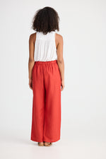 Load image into Gallery viewer, Shanty Dickens Pant - Cherry Linen Blend - Mitchell McCabe Menswear
