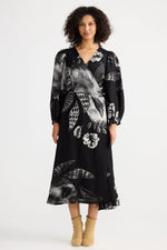 Load image into Gallery viewer, Shanty Amor Wrap Dress - Sahara Bloom
