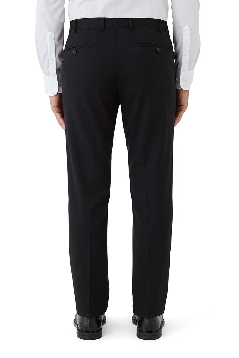 Cambridge Interceptor Wool Trouser - Black