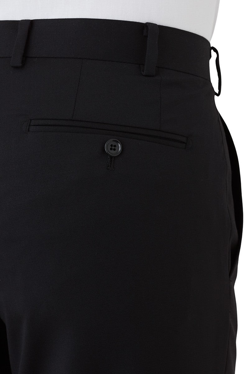 Cambridge Interceptor Wool Trouser - Black