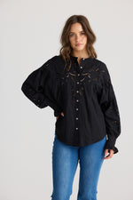 Load image into Gallery viewer, Talisman Balmoral Shirt - Black - Mitchell McCabe Menswear

