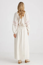 Load image into Gallery viewer, Talisman Joplin Skirt - Natural With Red
