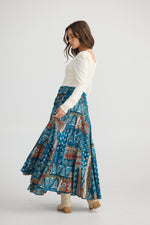 Load image into Gallery viewer, Talisman Balmoral Skirt - Sicilian Patchwork
