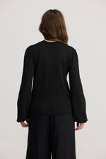 Load image into Gallery viewer, Talisman Electra Knit Top - Black Metallic - Mitchell McCabe Menswear
