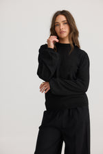 Load image into Gallery viewer, Talisman Electra Knit Top - Black Metallic - Mitchell McCabe Menswear
