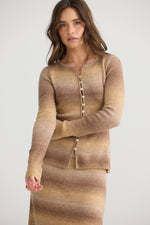 Load image into Gallery viewer, Talisman Essence Knit Top - Caramel Ombre
