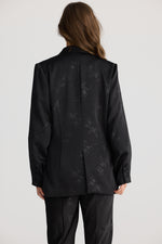 Load image into Gallery viewer, Talisman Kiva Blazer - Black Jacquard
