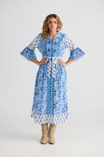 Load image into Gallery viewer, Talisman Jardin Dress - Blueberry Fields
