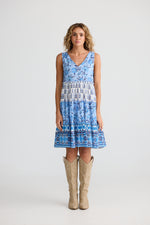 Load image into Gallery viewer, Talisman Lucky Charm Dress - Blueberry Fields
