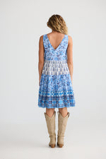 Load image into Gallery viewer, Talisman Lucky Charm Dress - Blueberry Fields
