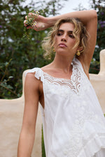 Load image into Gallery viewer, Talisman Exhale Cami - Off White Dobby
