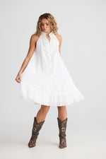 Load image into Gallery viewer, Talisman Tapas Dress - White
