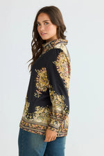 Load image into Gallery viewer, Talisman Rune Shirt  - Paisley Black
