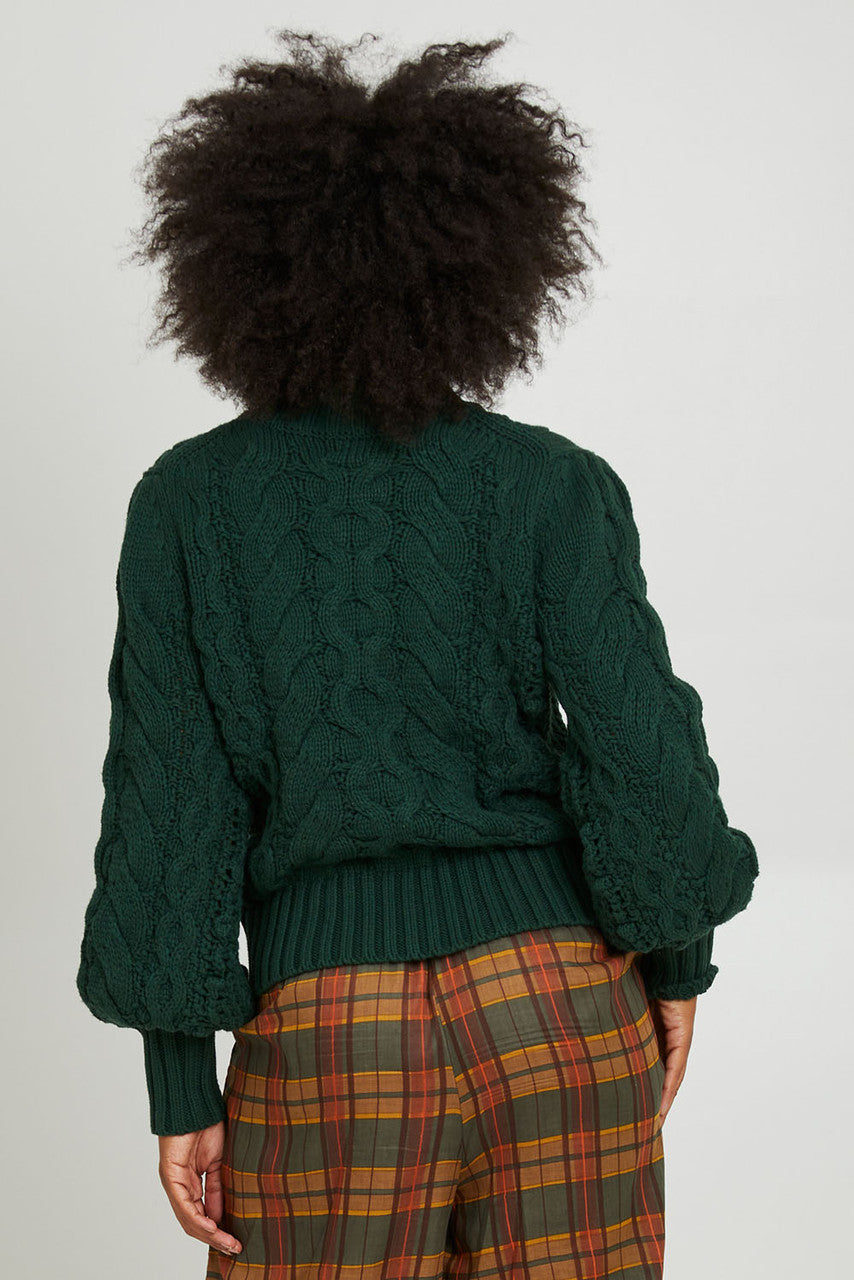 Talisman Chester Knit - Bottle Green
