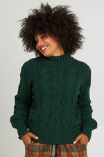Load image into Gallery viewer, Talisman Chester Knit - Bottle Green
