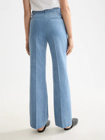 Load image into Gallery viewer, Scotch and Soda Woman Corduroy Pant - Faded Blue
