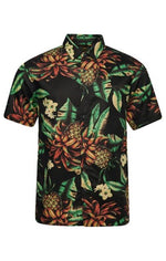 Load image into Gallery viewer, Superdry Vintage Hawaiian Shirt -  Black Pineapple
