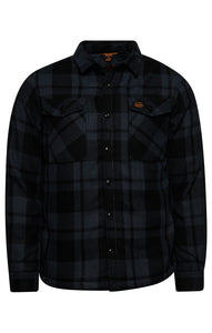 Superdry Miller Wool Overshirt - Roscoe Charcoal