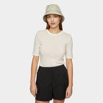 Load image into Gallery viewer, Tilley Womens Merino Rib Fitted Tee - Off White
