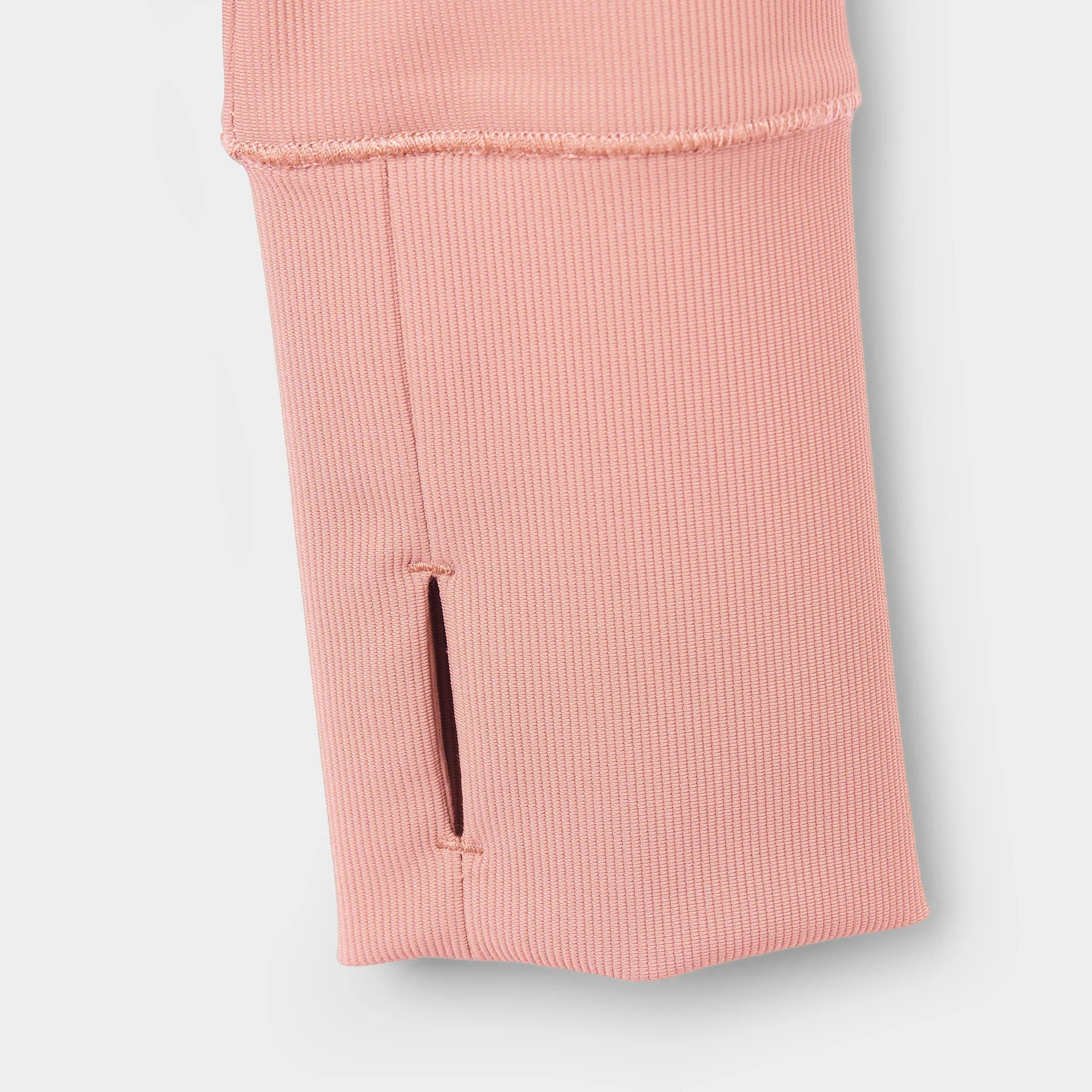 Tilley Womens LS Fitted Rib Crewneck - Pink