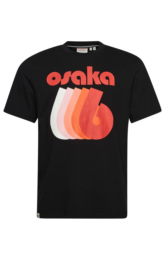 Superdry Code Osaka Logo Tee - Black