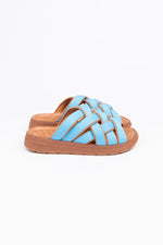 Load image into Gallery viewer, Malibu Zuma LX Slide - Blue/Walnut
