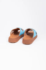 Load image into Gallery viewer, Malibu Zuma LX Slide - Blue/Walnut
