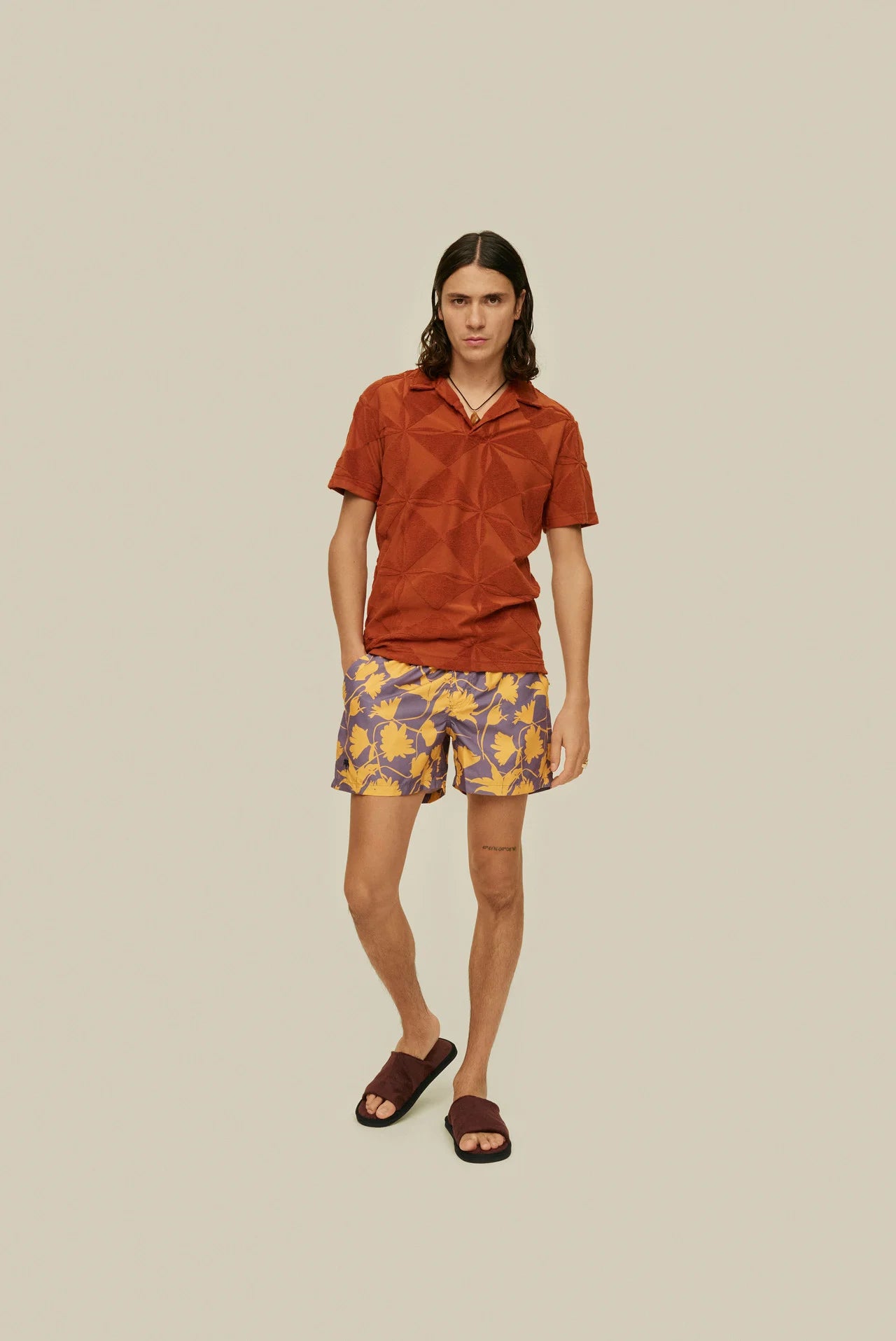 OAS Terry Polo Shirt - Plateau Ginger