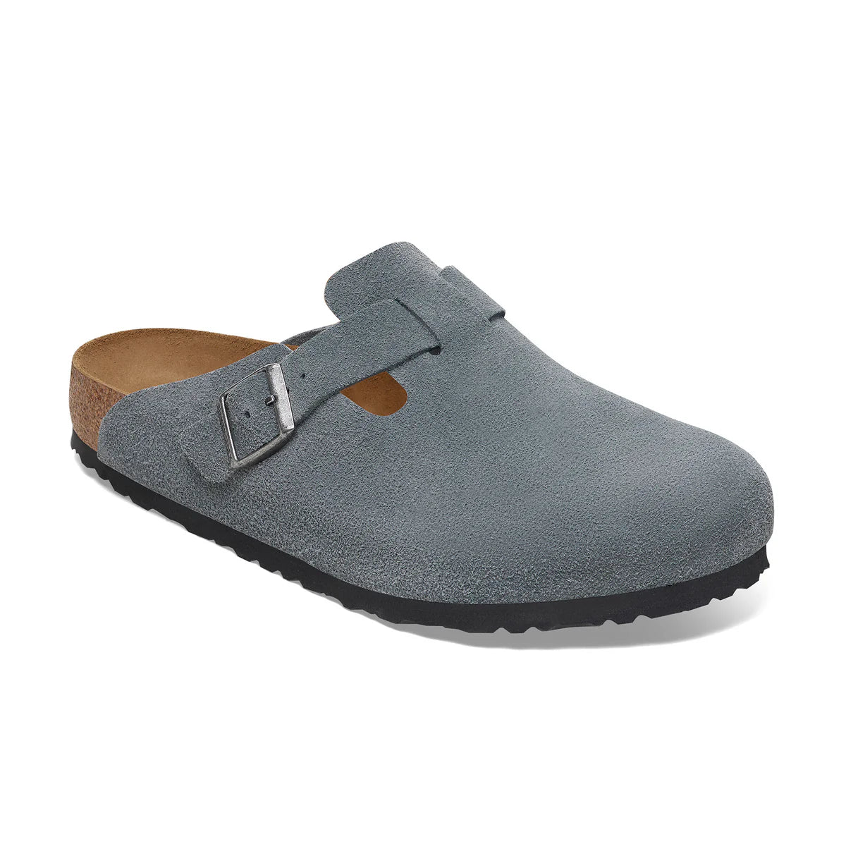 Birkenstock Boston Suede - Basalt Grey