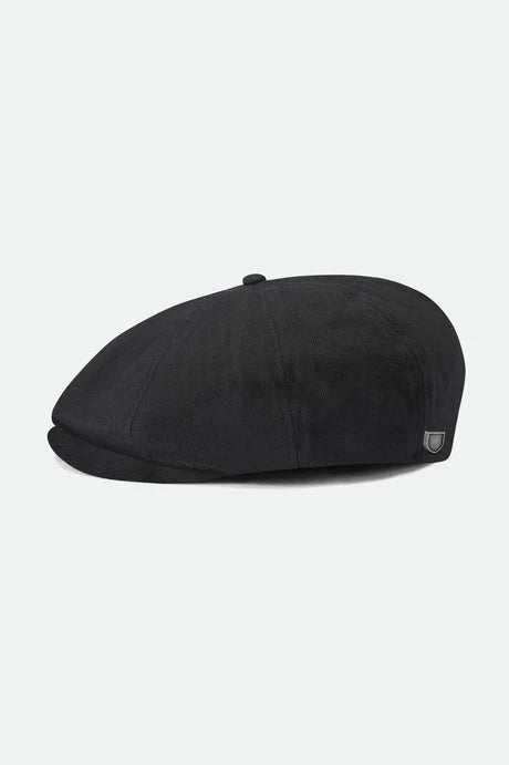 Brixton Unisex Brood Newsboy Cap - Black