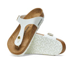 Load image into Gallery viewer, Birkenstock Womens Gizeh Birko-Flor - White

