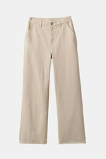 Load image into Gallery viewer, Brixton Womens Victory Wide Full Length Pant - Natural
