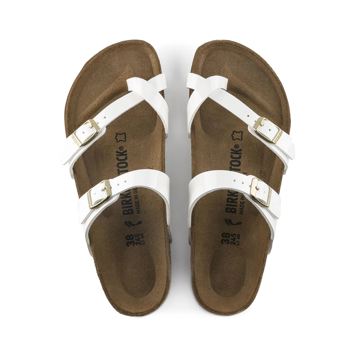 Birkenstock Womens Mayari Birko-flor - White