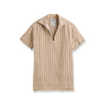 Load image into Gallery viewer, OAS Womens Glidea Aya Terry Dress - Beige
