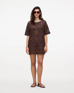 Load image into Gallery viewer, OAS Womens Astrea Pegasus Crochet Dress - Brown
