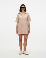 Load image into Gallery viewer, OAS Womens Glidea Aya Terry Dress - Beige
