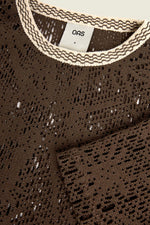 Load image into Gallery viewer, OAS Womens Astrea Pegasus Crochet Dress - Brown
