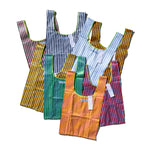 Load image into Gallery viewer, Puebco School Tie Fabric bag - Navy Blue and White - Mitchell McCabe Menswear
