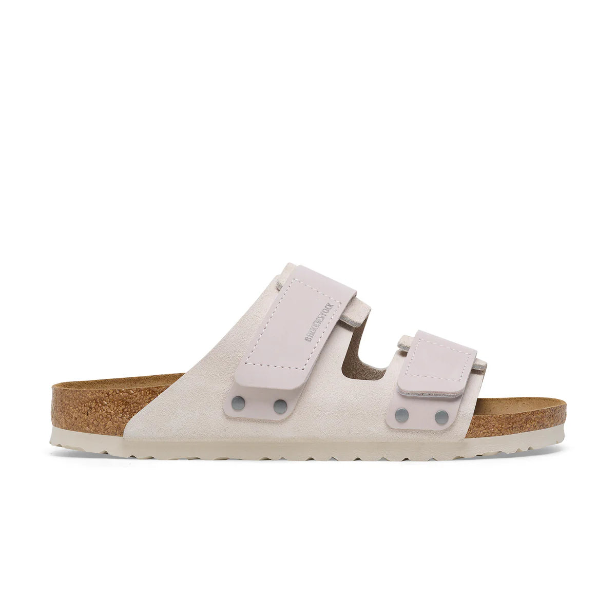 Birkenstock Womens Uji Suede - Antique White