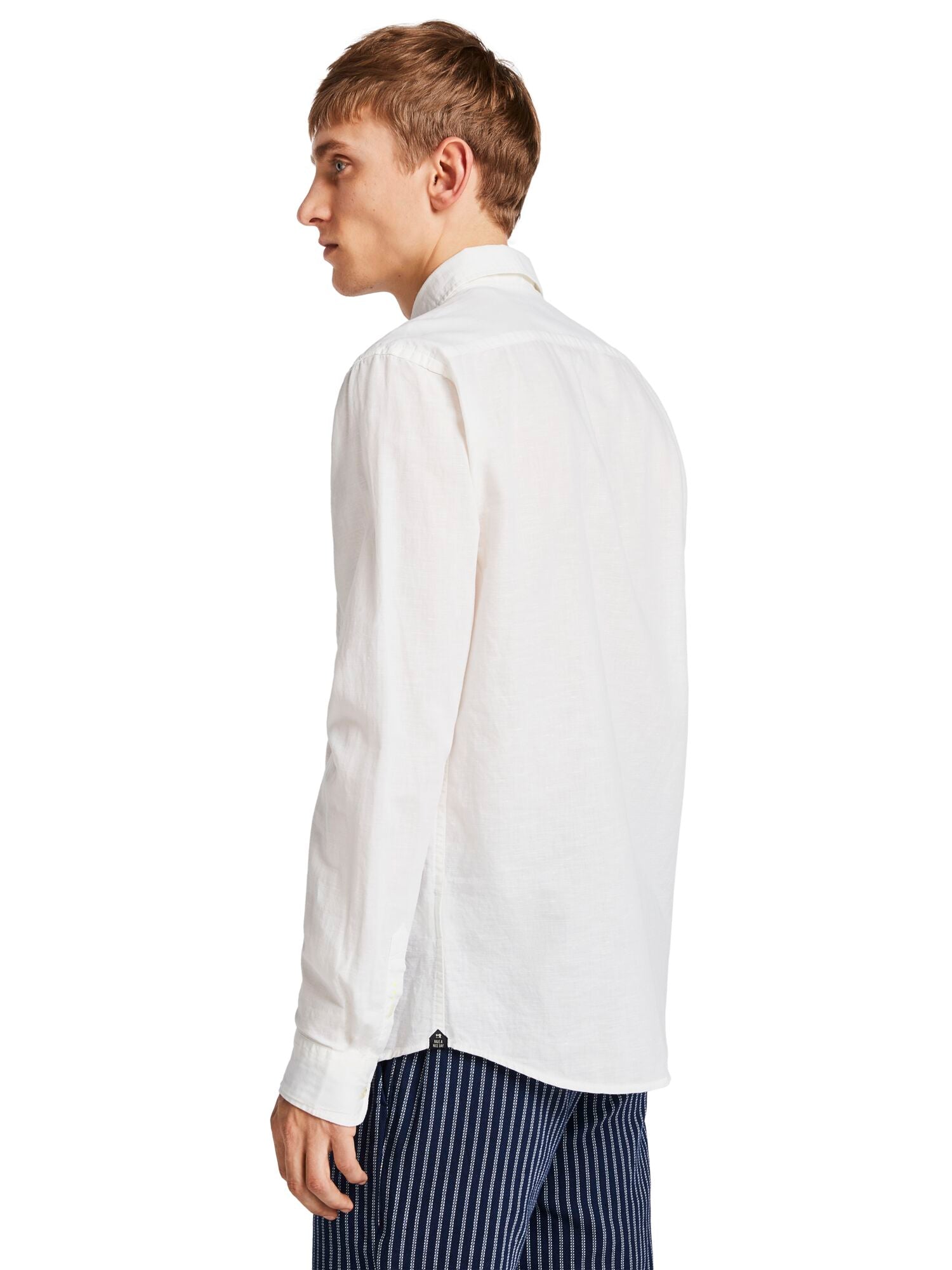 Scotch and Soda Classic Shirt - White - Mitchell McCabe Menswear